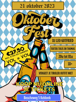 Oktoberfest Keldonk poster 2023