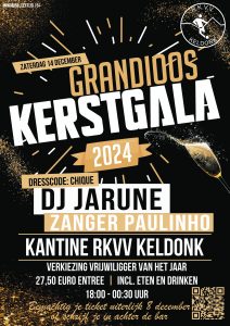 poster kerstgala2024 RKVV Keldonk