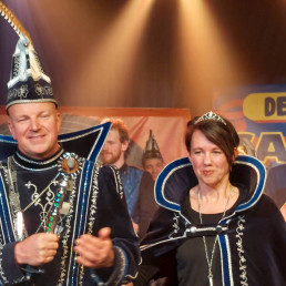 Paplippels 2025 prins Marcel en prinses Ilse