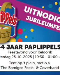 44 jaar Paplippels flyer