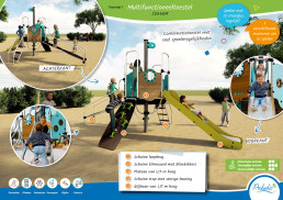 Presentatieposter speeltoestel Klaverweide voorstel 1