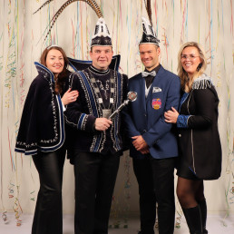 Paplippels 2026 prinsenpaar met adjudantenpaar