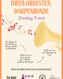 Dweilorkesten Dorpenronde flyer 2026
