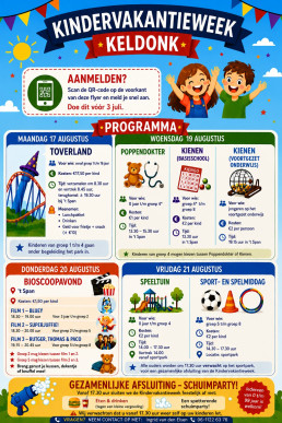 SKB - kindervakantieweek poster 2026