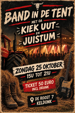 band in de tent poster 2026