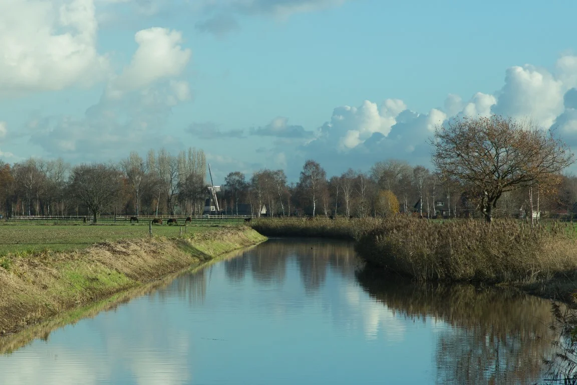 Korenmolen De Hoop Keldonk vanaf de Aa